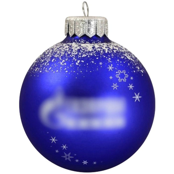 Corporate Christmas tree ball with individual seal
